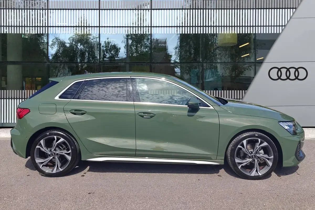 Used Audi A3 Sportback S-Line 2025 Green Hatchback