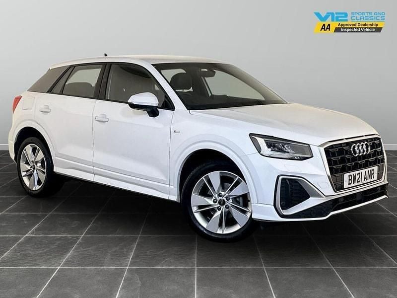 White Used 2021 Audi Q2 S-Line SUV | £18,395 (Good price) - Image 1/2