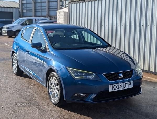 Used Seat Leon SE 125 HP (91 kW) 2014 Blue Hatchback