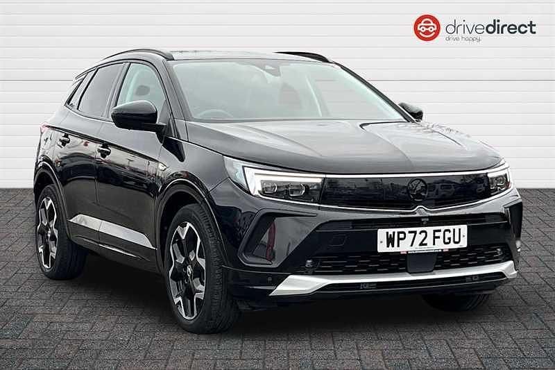 Used Vauxhall Grandland X Ultimate 130 HP (95 kW) 2022 Black SUV