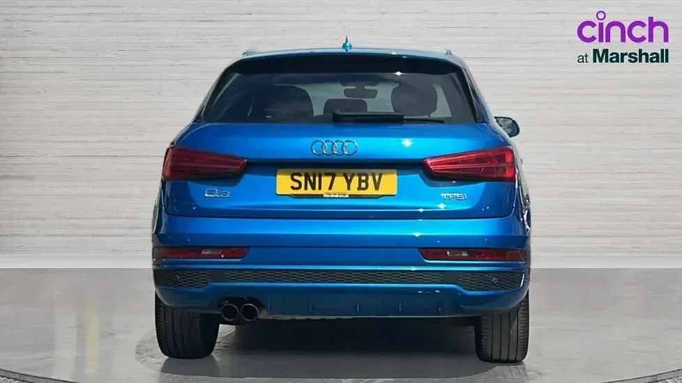 Used Audi Q3 S-Line 150 HP (110 kW) 2017 Blue SUV