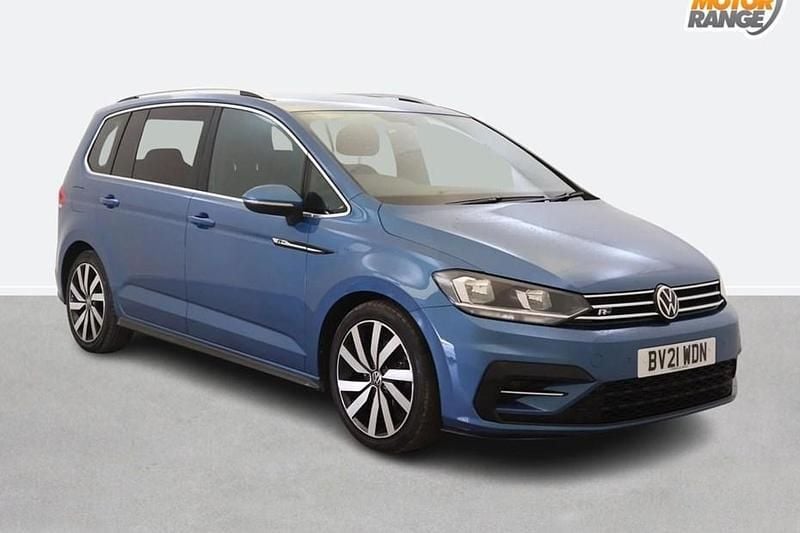 Blue Used 2021 VW Touran R-line MPV | £19,495 (Fair price) - Image 1/1