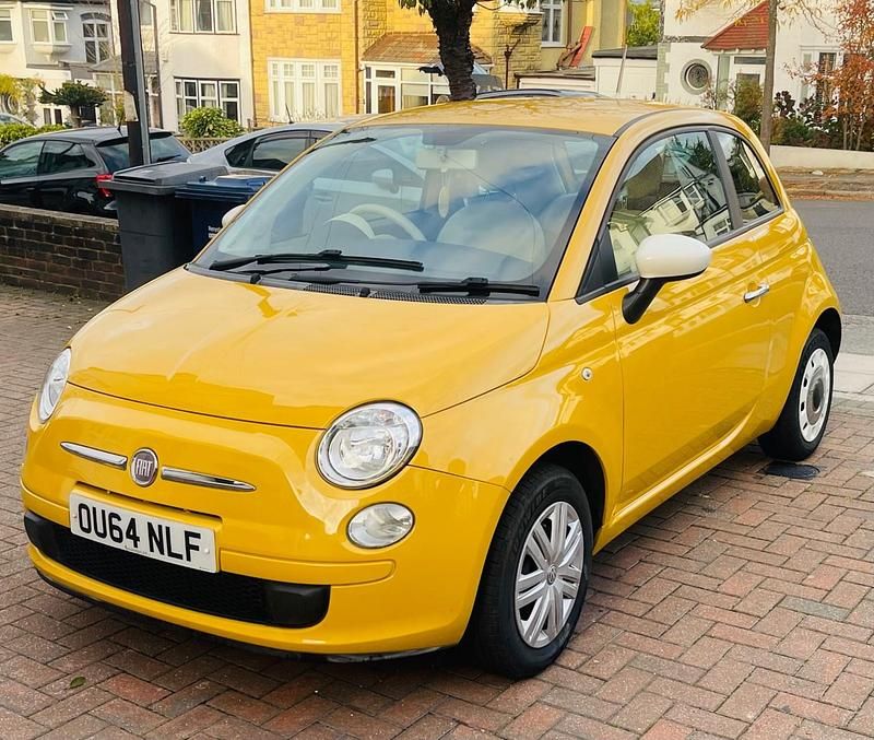 Yellow Used 2014 Fiat 500 Hatchback | £1,999 (Super price) - Image 1/4