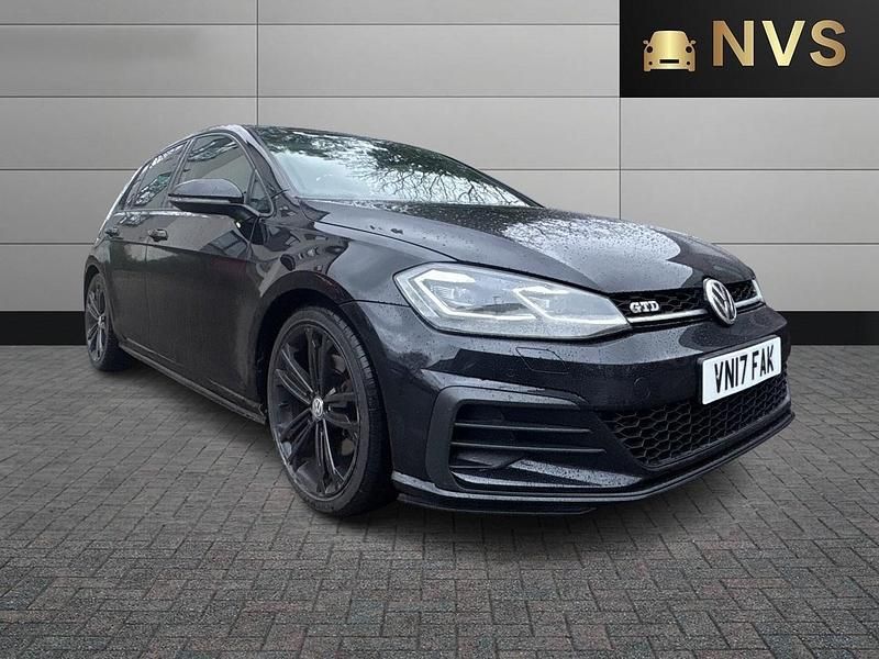 Used VW Golf VII GTD 184 HP (135 kW) 2017 Black Hatchback