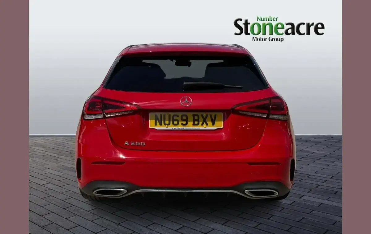 Used Mercedes A200 Executive 163 HP (119 kW) 2019 Red Hatchback