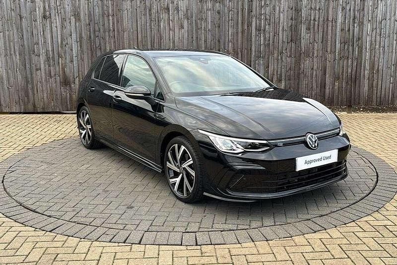 Black Used 2024 VW Golf VIII R-line Hatchback | £25,999 (Fair price) - Image 1/4