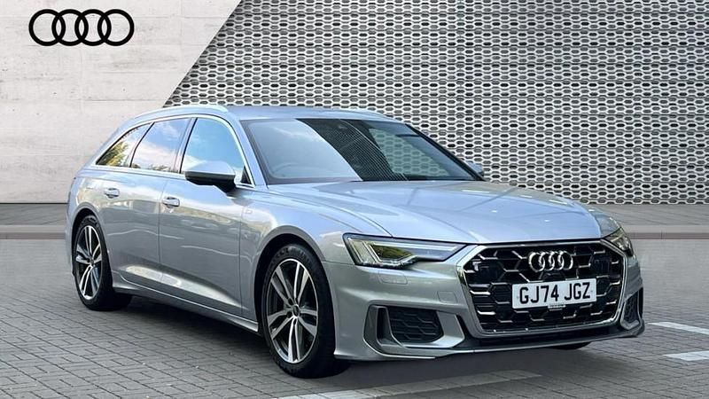 Silver Used 2024 Audi A6 S-Line Estate | £33,891 (Fair price) - Image 1/4