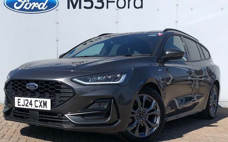 Grey Used 2024 Ford Focus ST-Line Estate | £22,495 (Expensive) - Image 1/4
