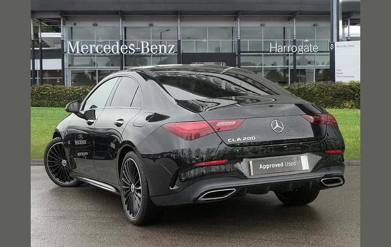 Used Mercedes CLA200 AMG Line Premium Plus 161 HP (118 kW) 2023 Black Coupe