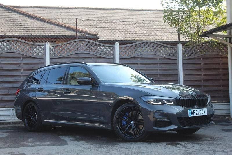 Grey Used 2021 BMW 330e M Sport Estate | £16,790 (Fair price) - Image 1/4
