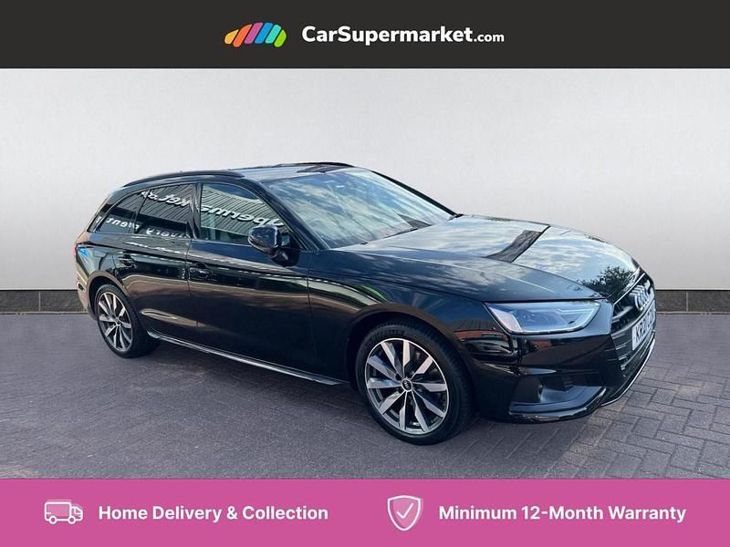 Black Used 2021 Audi A4 Sport Estate | £17,947 (Good price) - Image 1/4