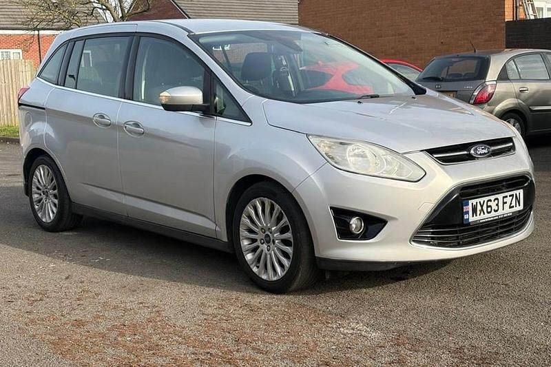 Used Ford Grand C-Max Titanium 115 HP (84 kW) 2013 Silver MPV