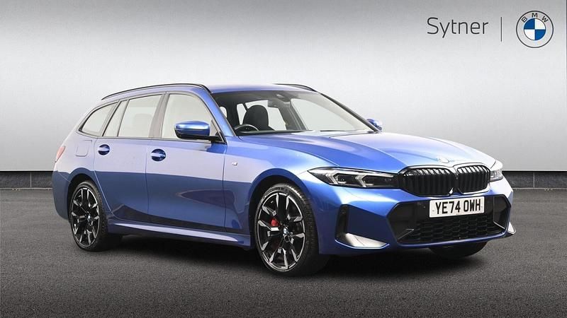 Blue Used 2024 BMW 330e M Sport Estate | £43,000 (Expensive) - Image 1/4