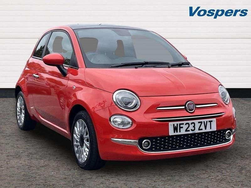 Orange Used 2023 Fiat 500 Hatchback | £11,650 (Fair price) - Image 1/3