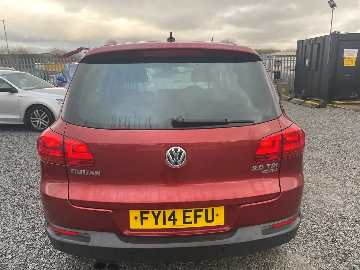 Used VW Tiguan Match 150 HP (110 kW) 2014 Red SUV