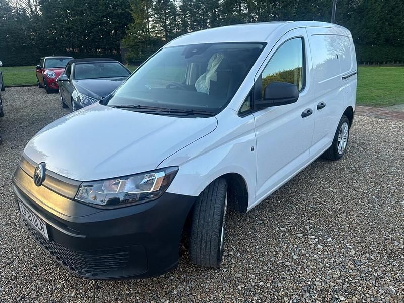 Used VW Caddy S 75 HP (55 kW) 2021 White MPV