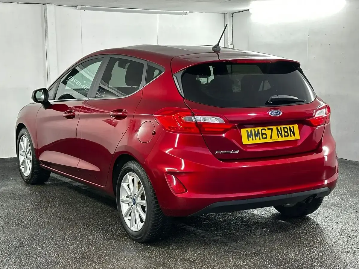 Used Ford Fiesta Titanium 2018 Red Hatchback