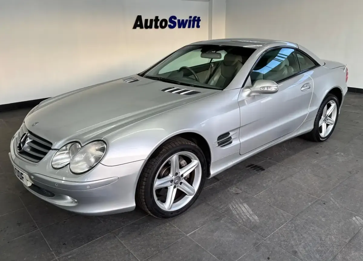 Used Mercedes SL500 2003 Silver Cabriolet