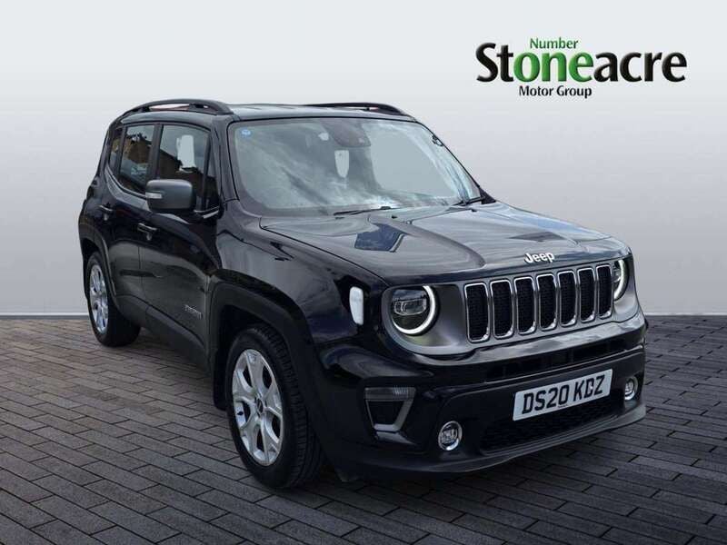 Black Used 2020 Jeep Renegade Limited SUV | £13,895 (Fair price) - Image 1/4