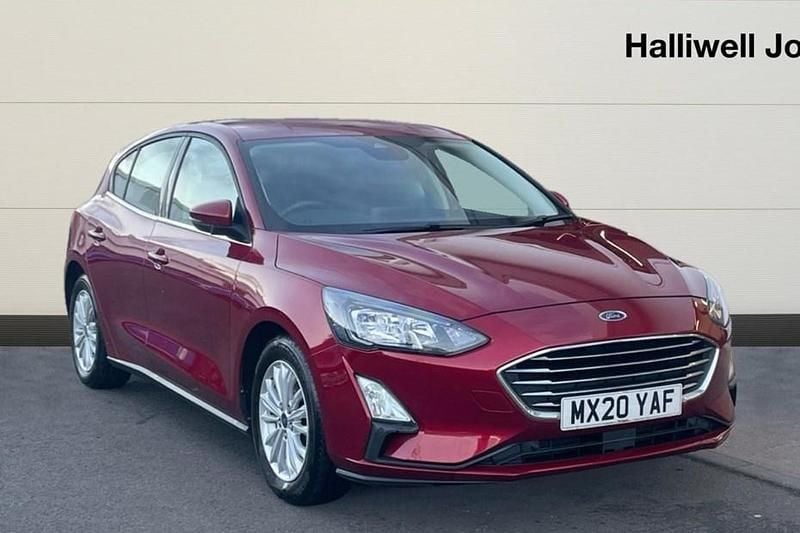 Red Used 2020 Ford Focus Titanium Hatchback | £9,990 (Good price) - Image 1/1