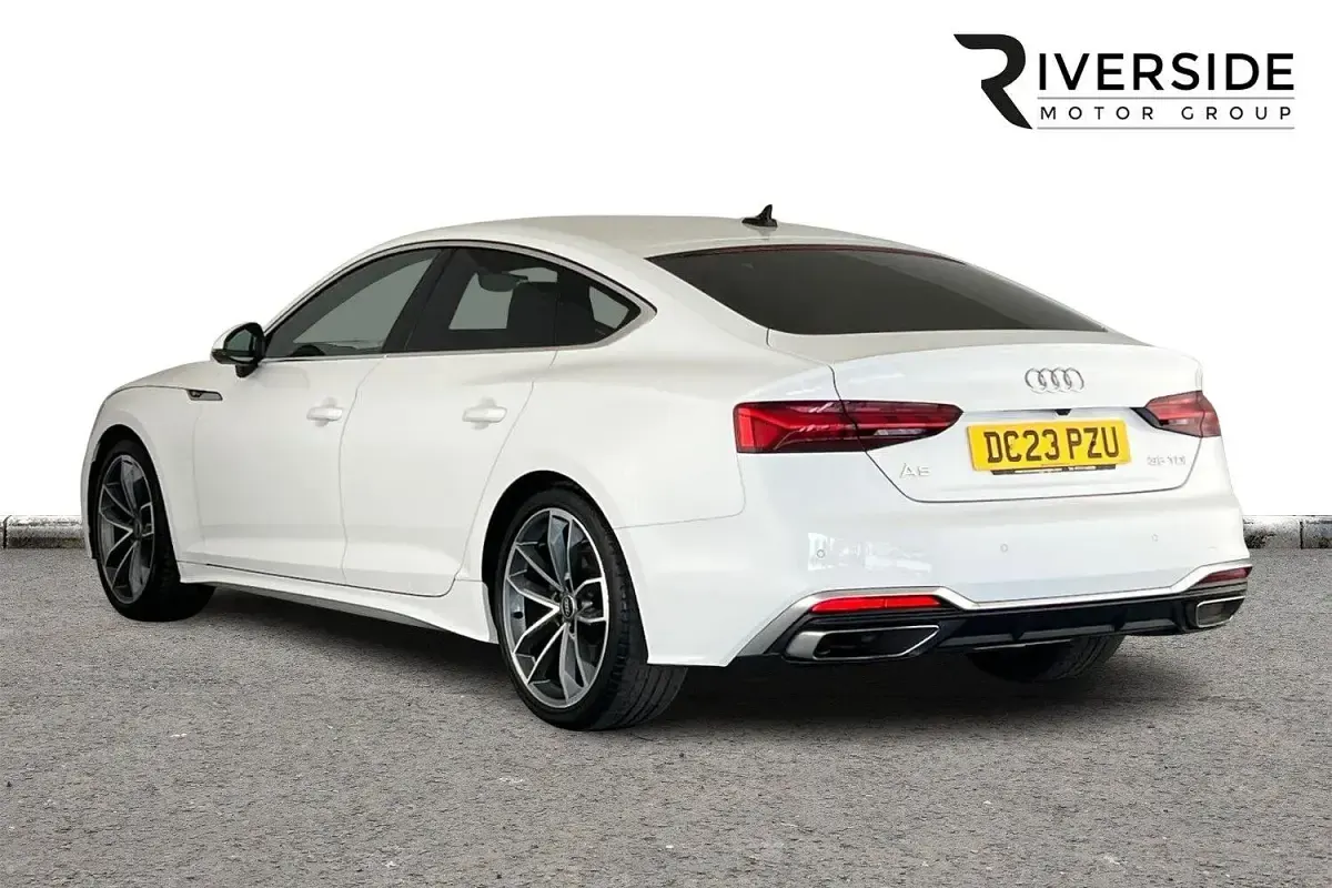 Used Audi A5 Sportback S-Line 163 HP (119 kW) 2023 White Hatchback