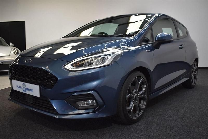 Used Ford Fiesta ST-Line 125 HP (91 kW) 2019 Blue Hatchback