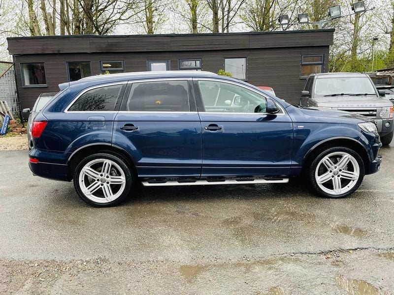 Used Audi Q7 S-line plus 204 HP (150 kW) 2014 Blue SUV