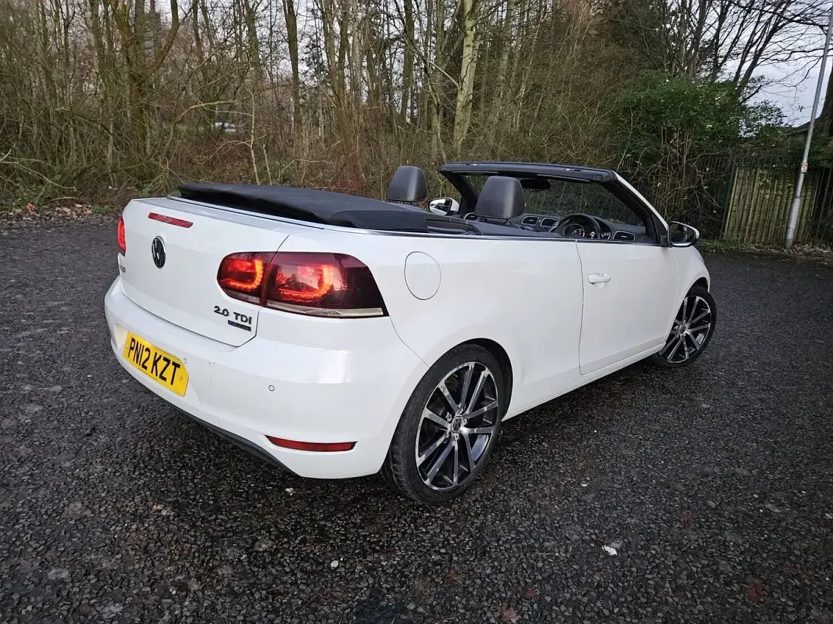 Used VW Golf Cabriolet GT 140 HP (102 kW) 2012 White Cabriolet