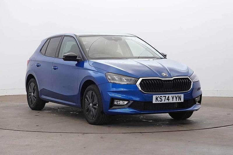 Race blue metallic black magic pearl effect Used 2025 Skoda Fabia Colour Edition Hatchback | £17,995 (A bit pricey) - Image 1/4