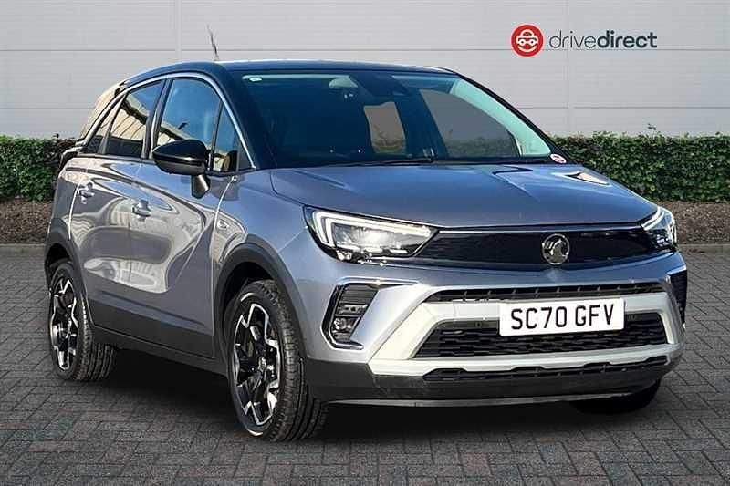 Used Vauxhall Crossland Elite 130 HP (95 kW) 2021 Grey SUV