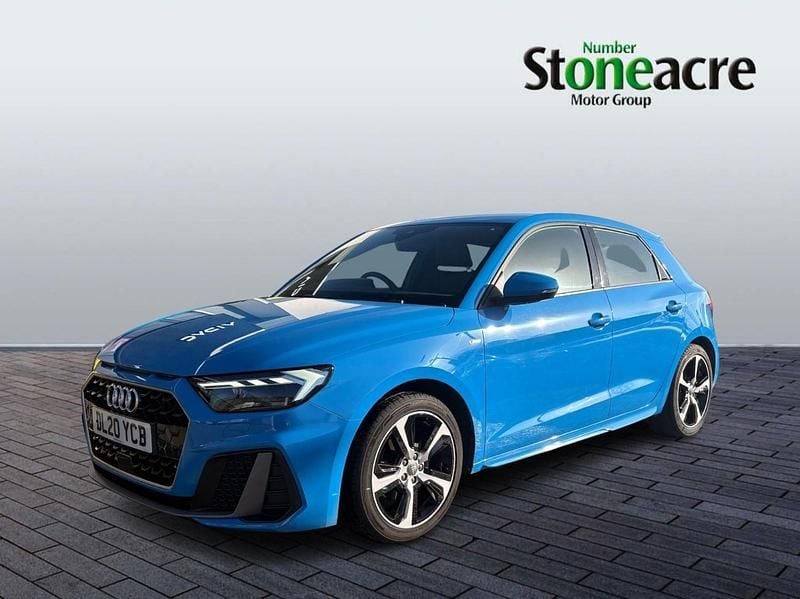 Used Audi A1 Sportback S-Line 116 HP (85 kW) 2020 Blue Hatchback