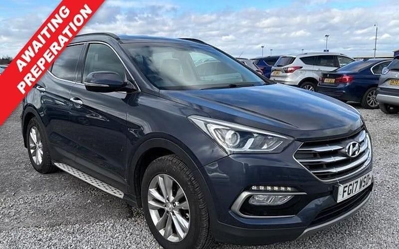 Used Hyundai Santa Fe Premium 200 HP (147 kW) 2017 Blue SUV