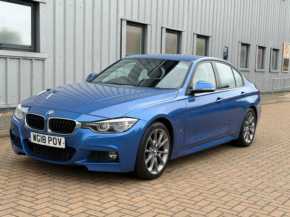 Used BMW 330e M Sport 2018 Blue Sedan