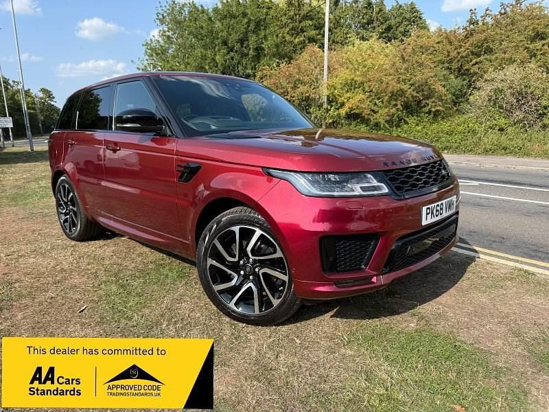 Red Used 2018 Land Rover Range Rover Sport Autobiography Dynamic SUV | £28,995 (Fair price) - Image 1/4