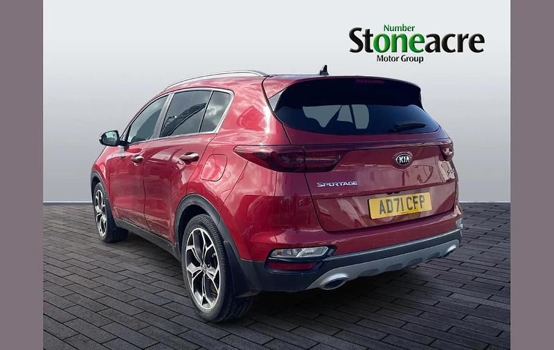 Used Kia Sportage GT-Line S 136 HP (100 kW) 2021 Red SUV