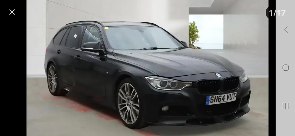 Begagnad BMW 320 M Sport 2014 Svart Kombi