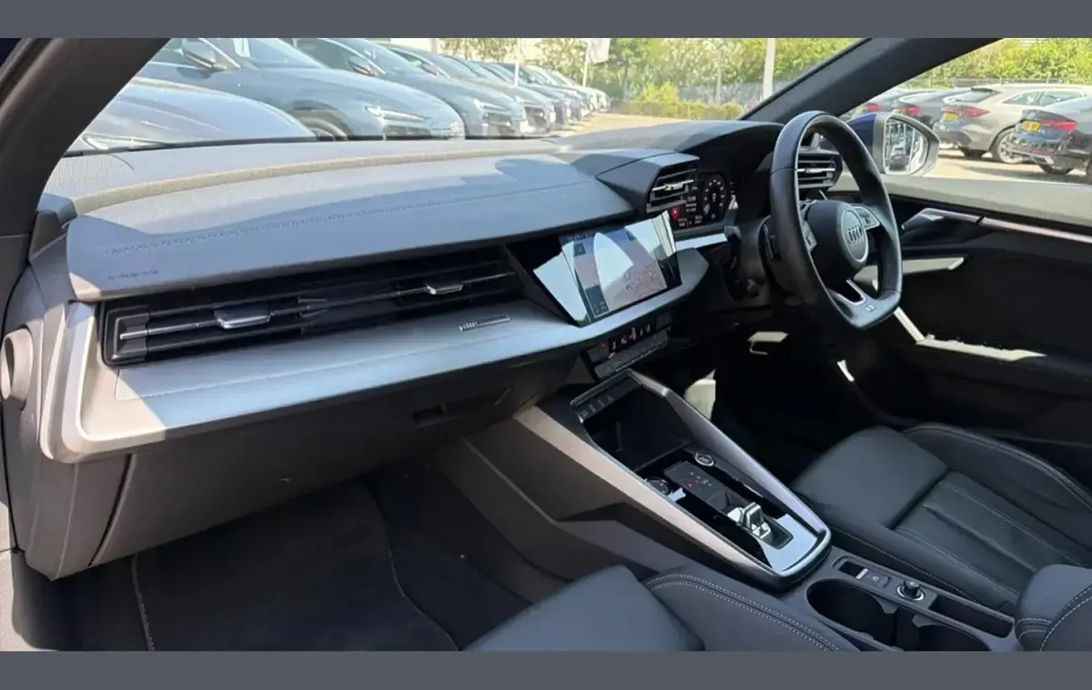Used Audi A3 S-Line 147 HP (108 kW) 2022 Blue Sedan