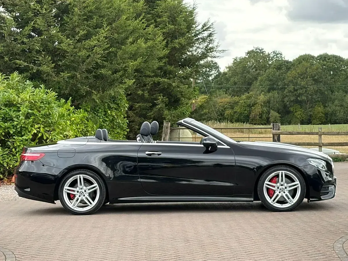 Used Mercedes E220 AMG Line Premium 2017 Black Cabriolet