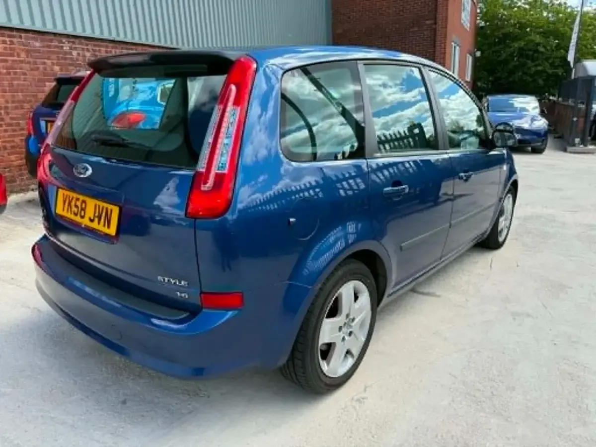 Käytetty Ford C-MAX Style 100 HP (73 kW) 2008 Sininen Tila-auto