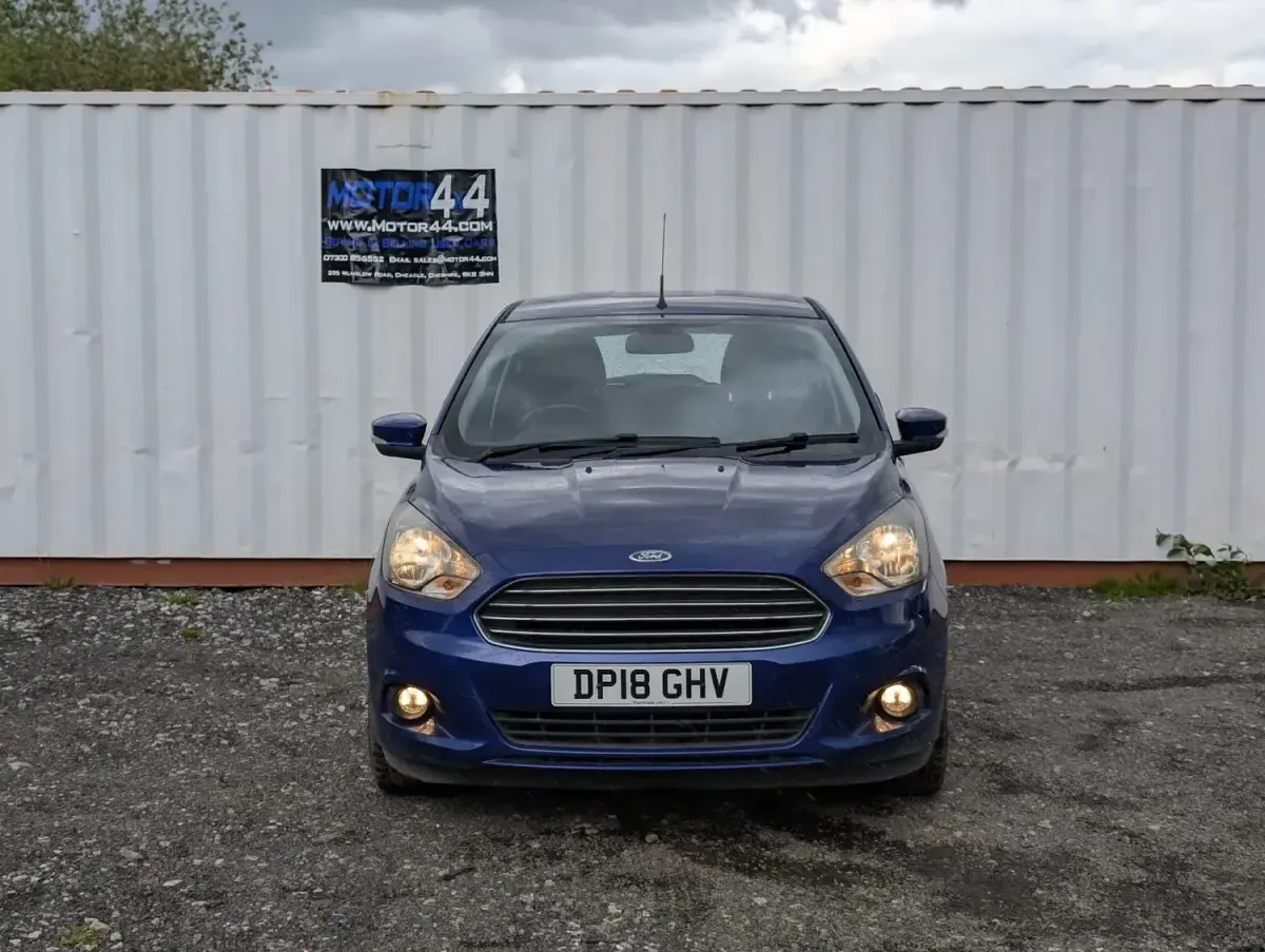 Used Ford Ka Plus Zetec 70 HP (51 kW) 2018 Blue Hatchback