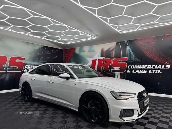 Used Audi A6 S-Line 204 HP (150 kW) 2019 White Sedan