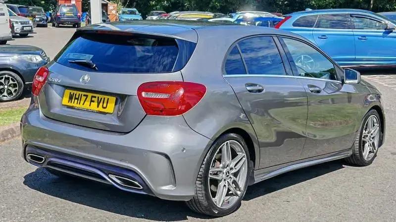 Used Mercedes A220 AMG line 177 HP (130 kW) 2017 Mountain grey Hatchback
