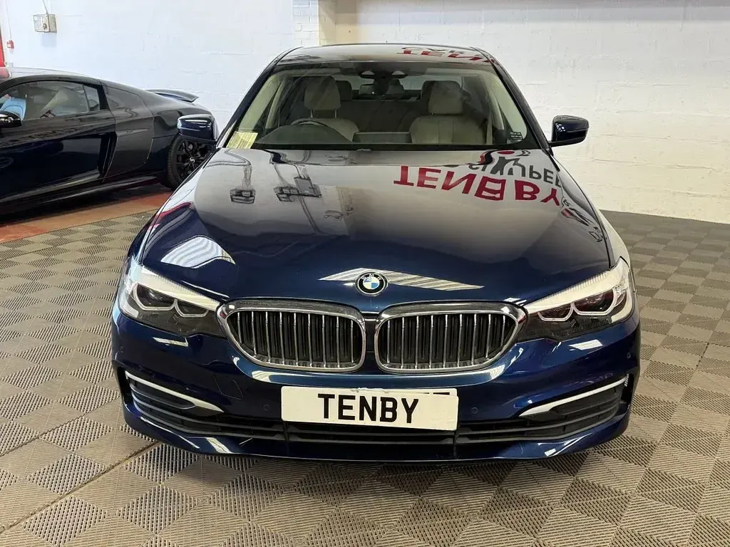 Used BMW 520 2017 Blue Sedan