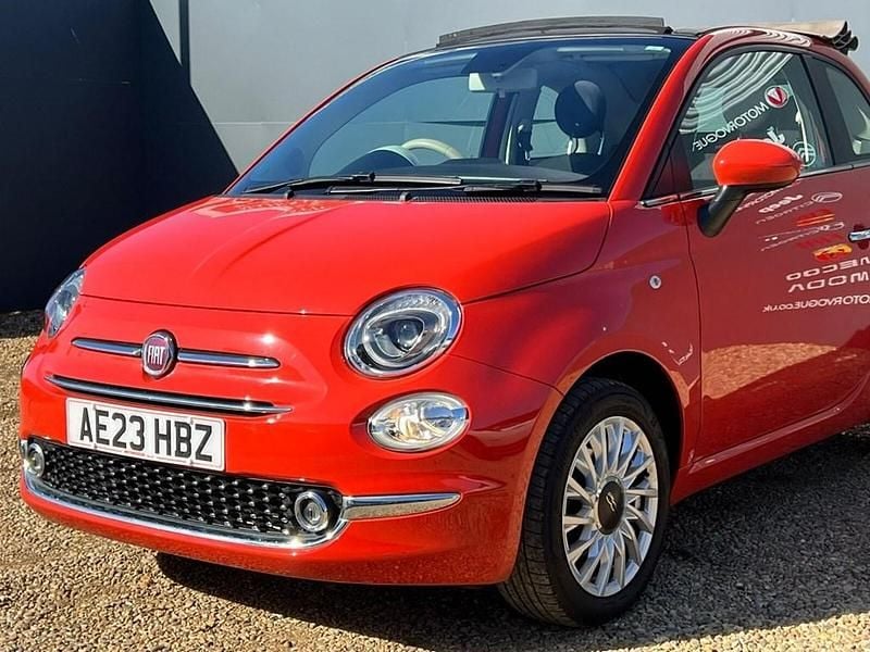 Used Fiat 500 70 HP (51 kW) 2023 Silica orange Cabriolet