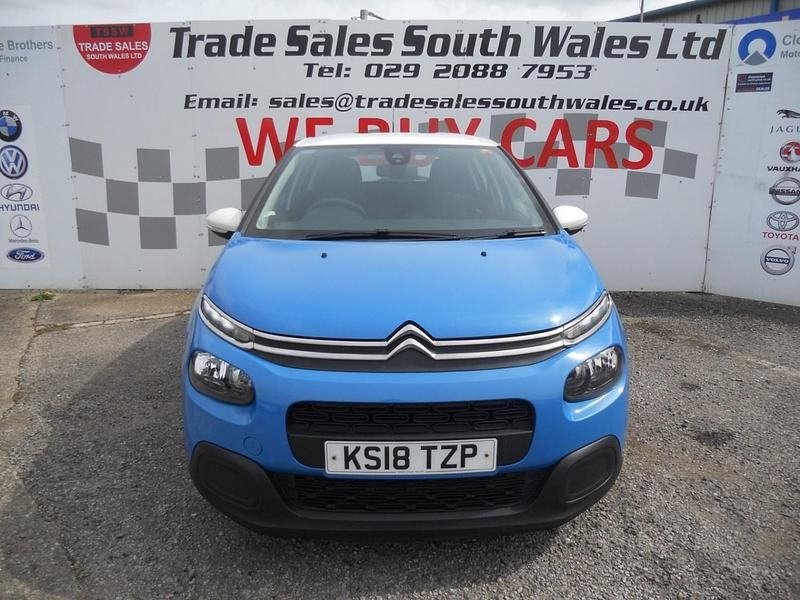 Used Citroën C3 Feel 2018 Blue Hatchback