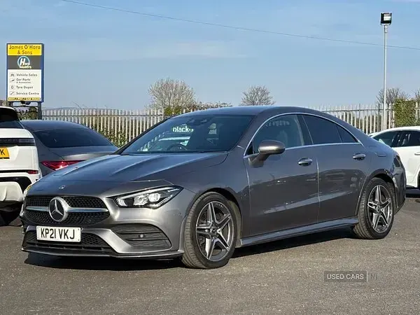 Used Mercedes CLA220 AMG Line Premium 190 HP (139 kW) 2021 Grey Sedan