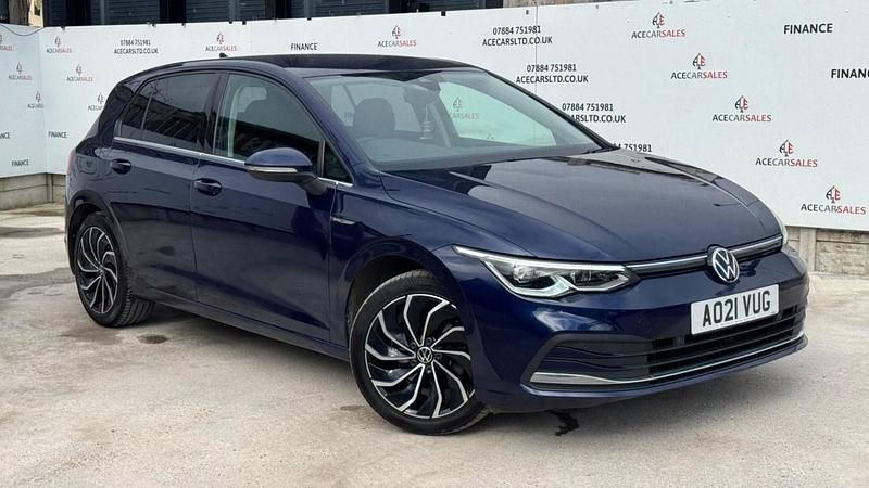 Used VW Golf VIII Style 2021 Blue Hatchback