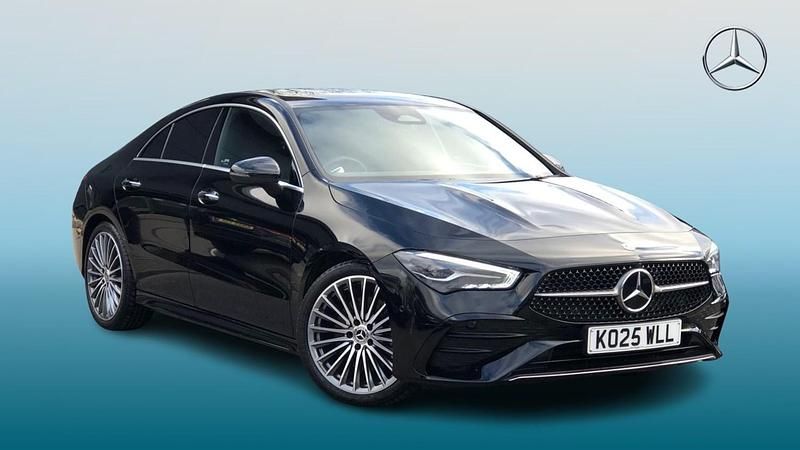 Used Mercedes CLA220 AMG Line Premium 190 HP (139 kW) 2025 Cosmos black metallic Sedan