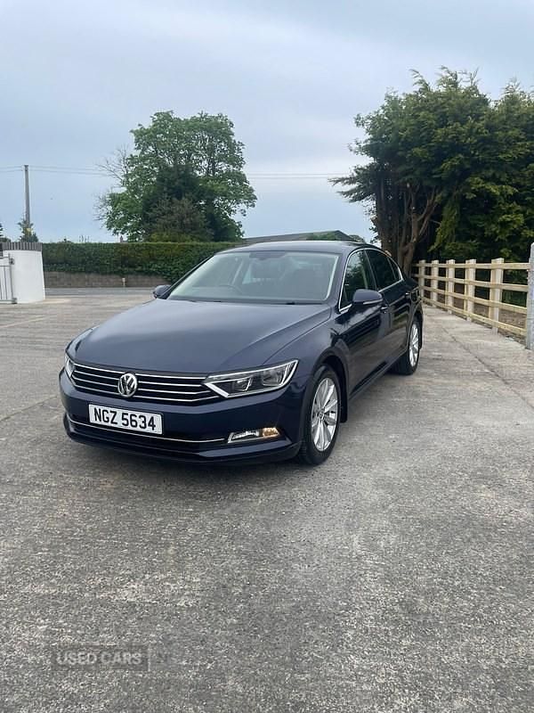 Used VW Passat Business 2017 Blue Sedan