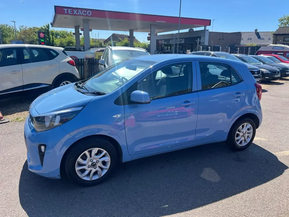 Used Kia Picanto 2018 Blue Hatchback